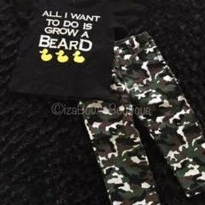 "All I Wanna Do" 2 pc Camo Pant Set B4163 NWT Boutique